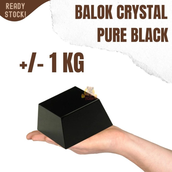 Plakat Kaki PURE BLACK kristal Trophy Crystal kaca Piala medali 10cm - Image 3