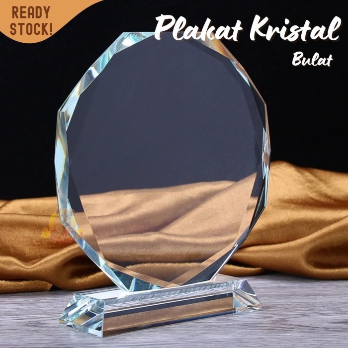 P84-L Plakat Bulat kristal Trophy Crystal kaca Piala kejuaraan medali