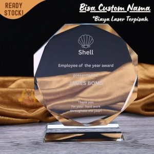 P84-S Plakat Bulat kristal Trophy Crystal kaca Piala kejuaraan medali