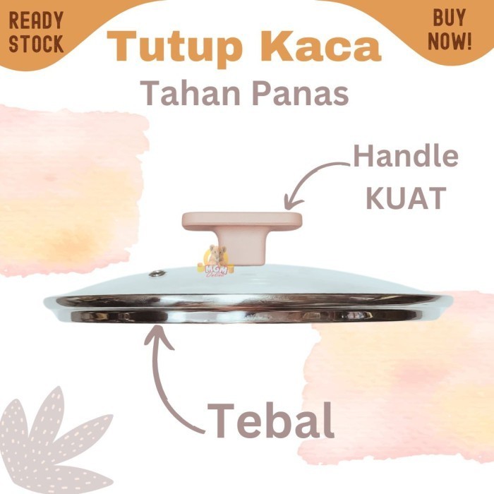 Tutup Kaca transparant 26CM cocok untuk semua panci diameter 26 TEBAL - Image 2