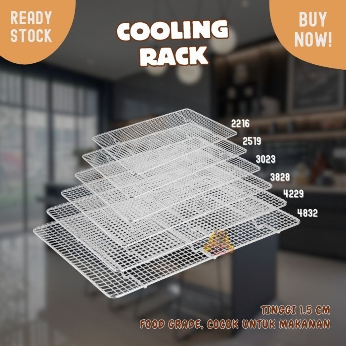Cooling rack RAPAT 25x19 Stainless Wire Mesh Peniris BBQ grill tatakan - Image 2