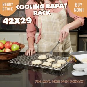 Cooling rack RAPAT 42x29 Stainless Wire Mesh Peniris BBQ grill tatakan