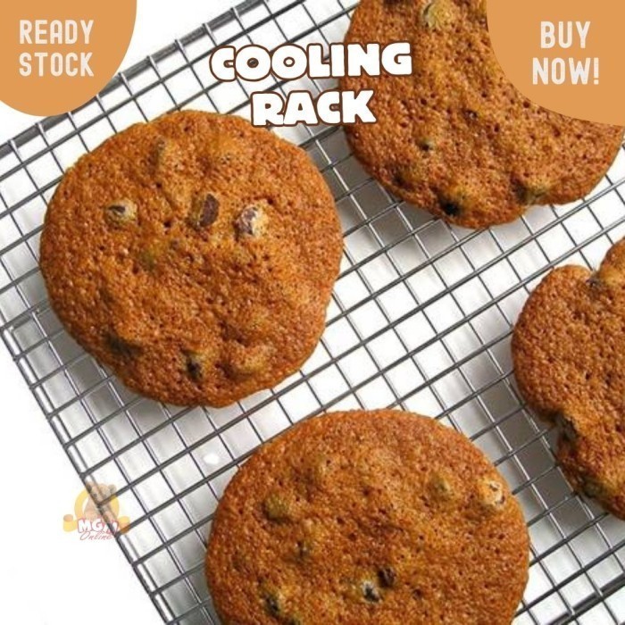 Cooling rack RAPAT 22x16 Stainless Wire Mesh Peniris BBQ grill tatakan - Image 4