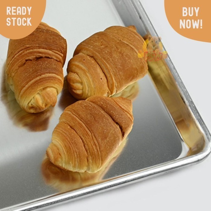 Baking tray Stainless 304 TEBAL nampan tinggi 2.5cm ukuran 44x31 - Image 3