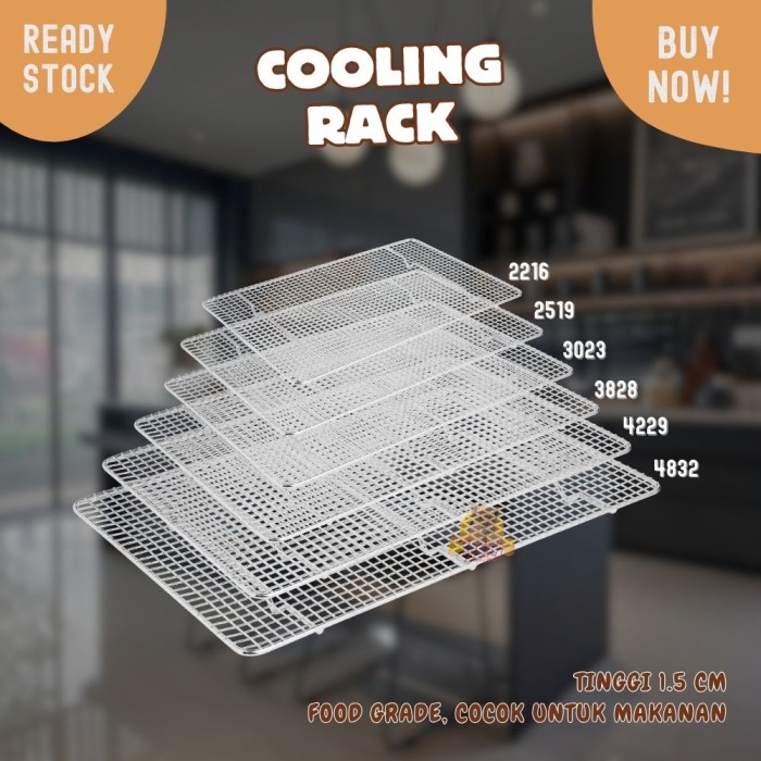 Cooling rack RAPAT 48x32 Stainless Wire Mesh Peniris BBQ grill tatakan - Image 3