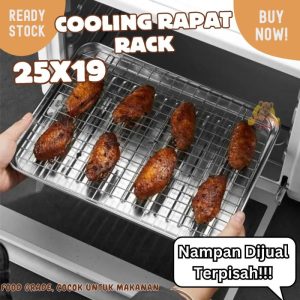 Cooling rack RAPAT 25x19 Stainless Wire Mesh Peniris BBQ grill tatakan