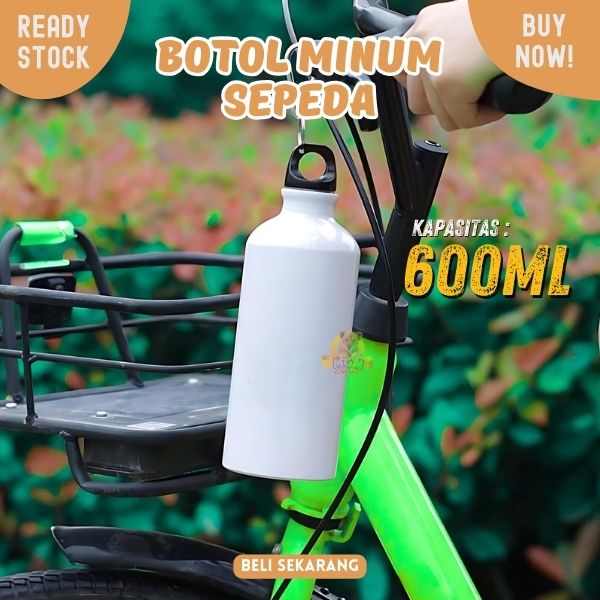 Botol Alumunium 600ML POLOS Botol Sport - Image 4