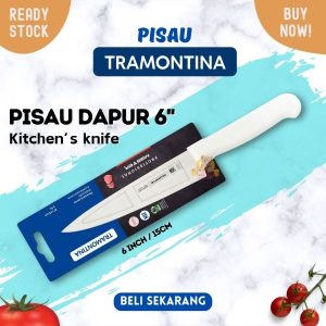 Made in Brazil Tramontina Chef Knife 6in Pisau Dapur NSF 15CM PRESS