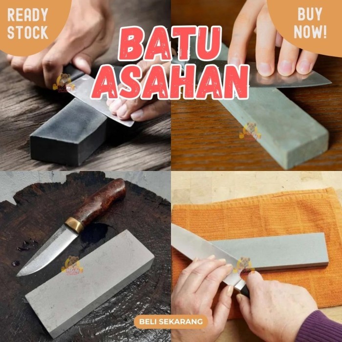 ASLI Batu asahan pengasah Pisau Batu Tahap Finishing 20x5x3 #7000 - Image 4
