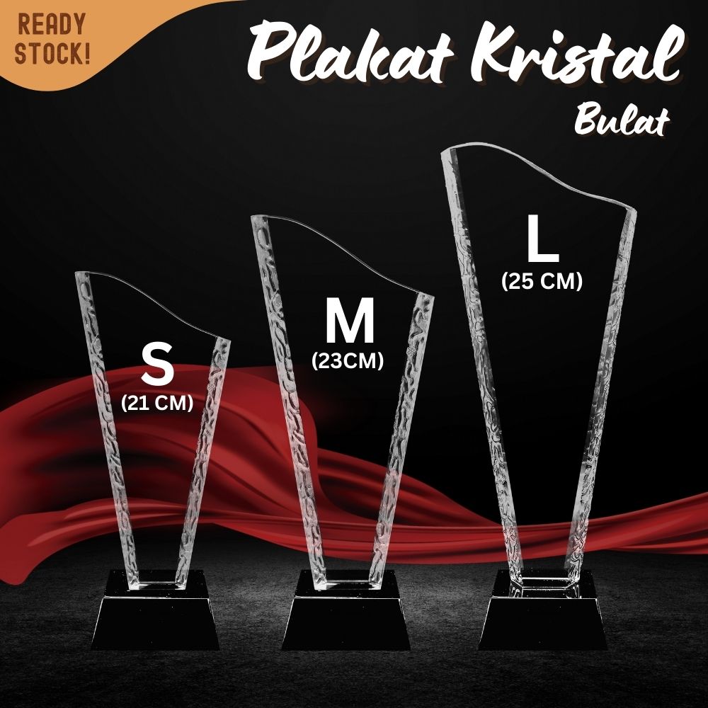 P63-L Plakat Ukir 29cm kristal Trophy Crystal kaca Piala kejuaraan - Image 4