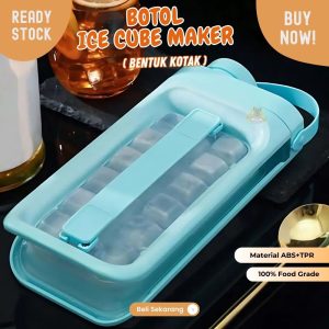 botol cetakan es batu praktis dan simple Ice Cube Maker tuang simpan