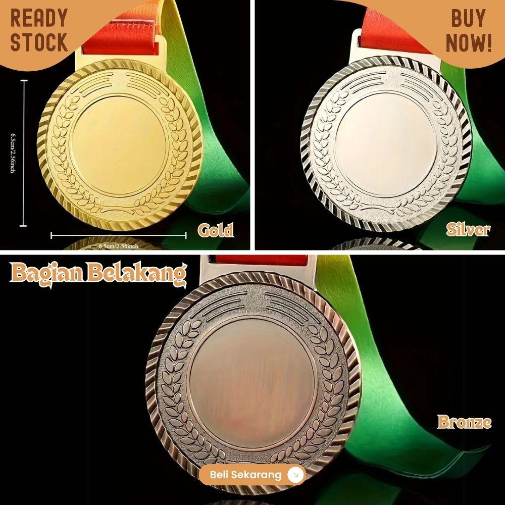 Medali TEBAL metal marathon lari Running CITY 7cm Free PITA Leher - Image 3