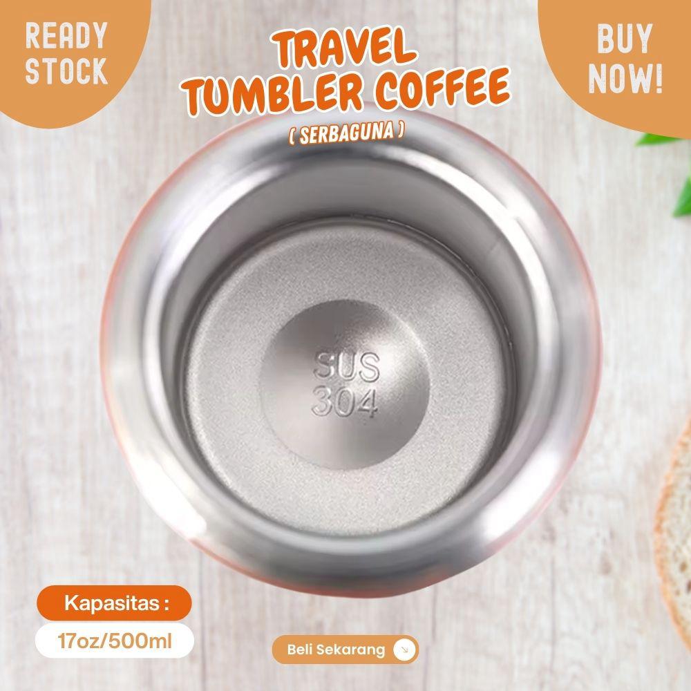 tumbler 17oz reguler 500ml tahan panas dan dingin Travel Bottle - Image 3