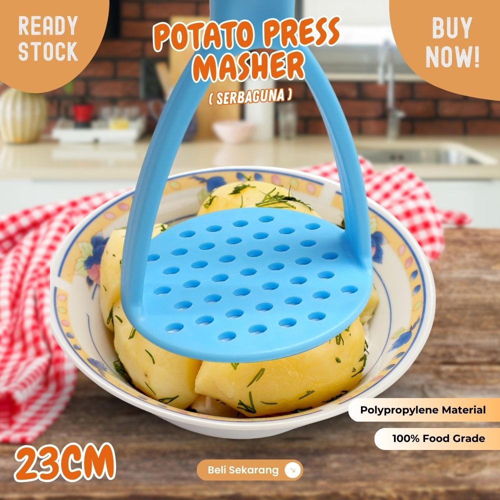 Potato Press Kentang Pelumat buah penghancur 23cm mesh potato Fancy - Image 2