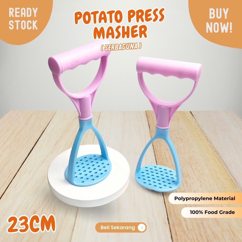 Potato Press Kentang Pelumat buah penghancur 23cm mesh potato Fancy - Image 3