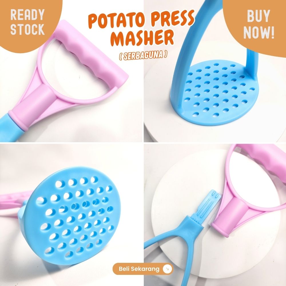 Potato Press Kentang Pelumat buah penghancur 23cm mesh potato Fancy - Image 4