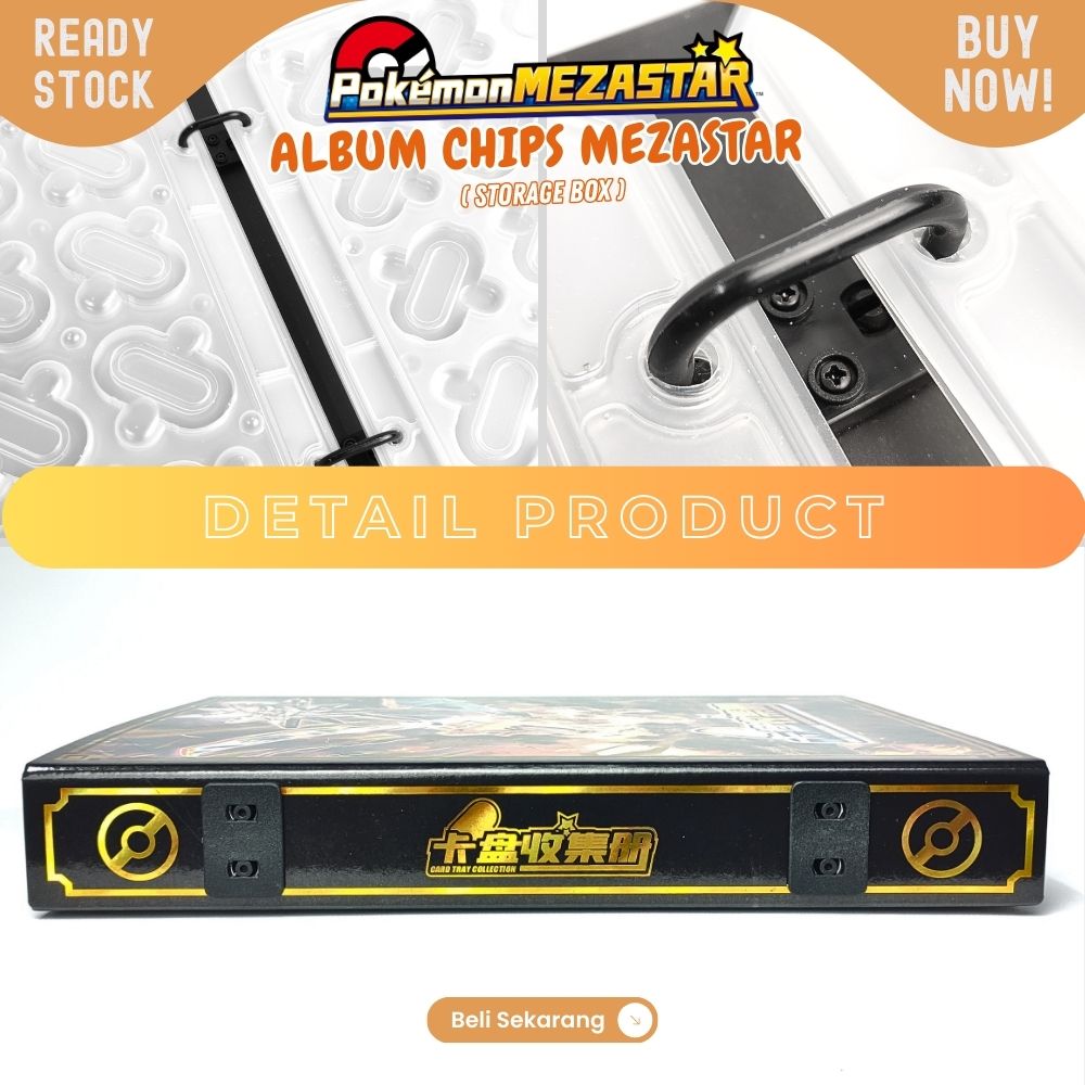 Album Pokémon Mezastar tempat chip pokemon 72pc - Image 3