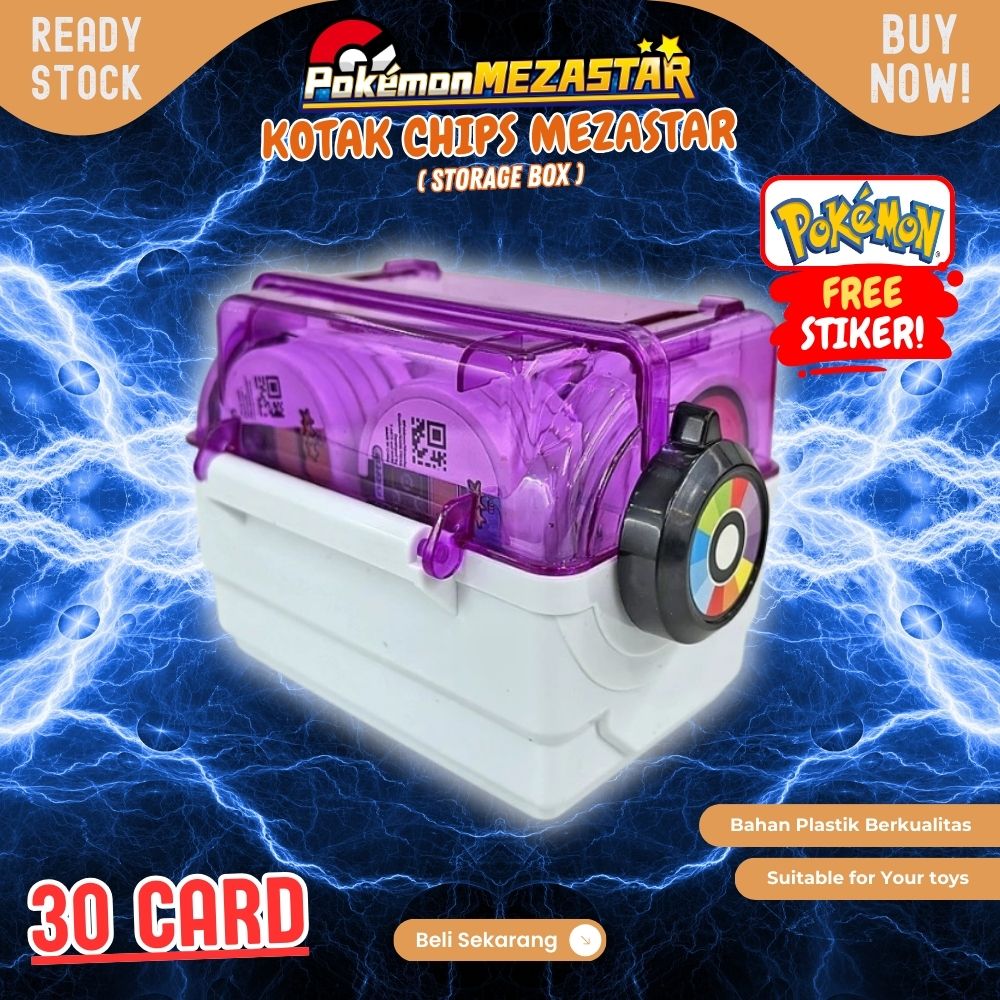 Kotak chip Pokémon Mezastar tempat chip pokemon 30pc - Image 2