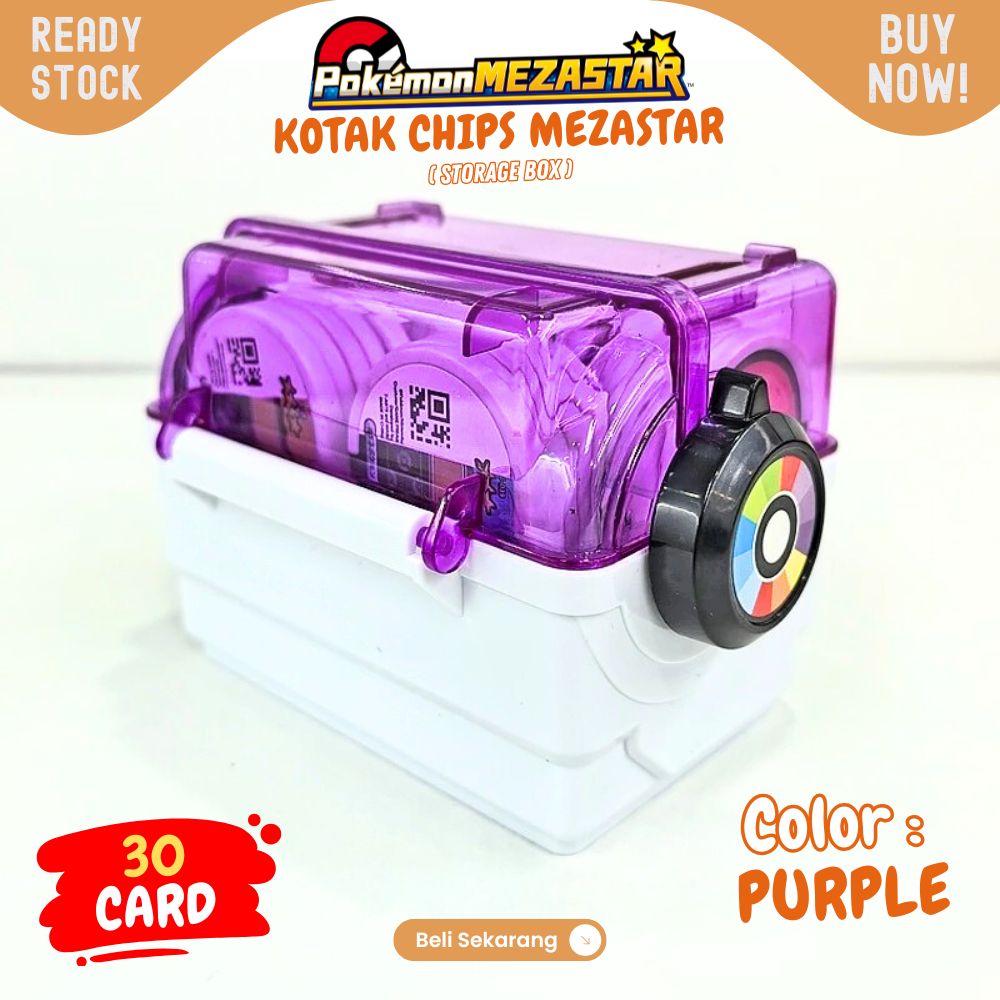 Kotak chip Pokémon Mezastar tempat chip pokemon 30pc - Image 6