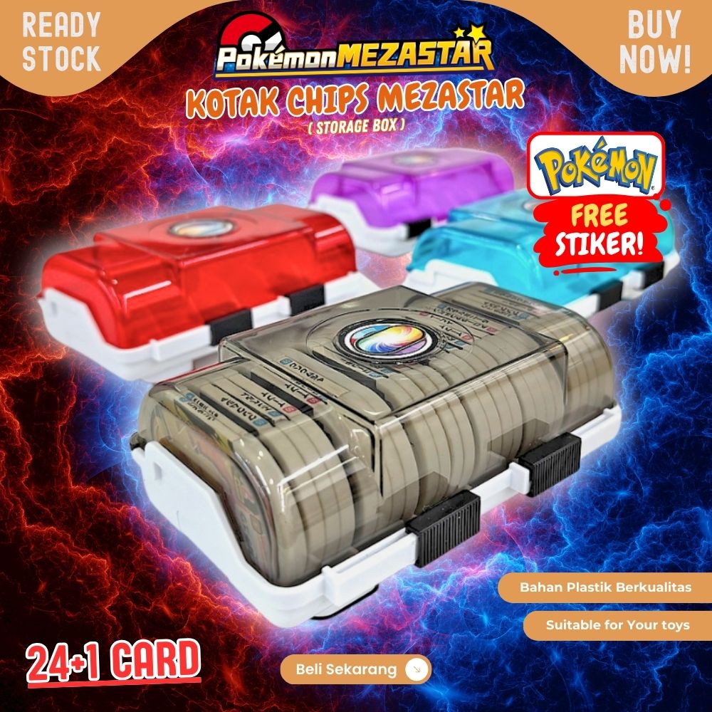 Kotak chip Pokémon Mezastar tempat chip pokemon 24pc - Image 2