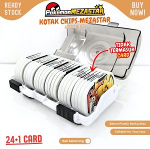Kotak chip Pokémon Mezastar tempat chip pokemon 24pc