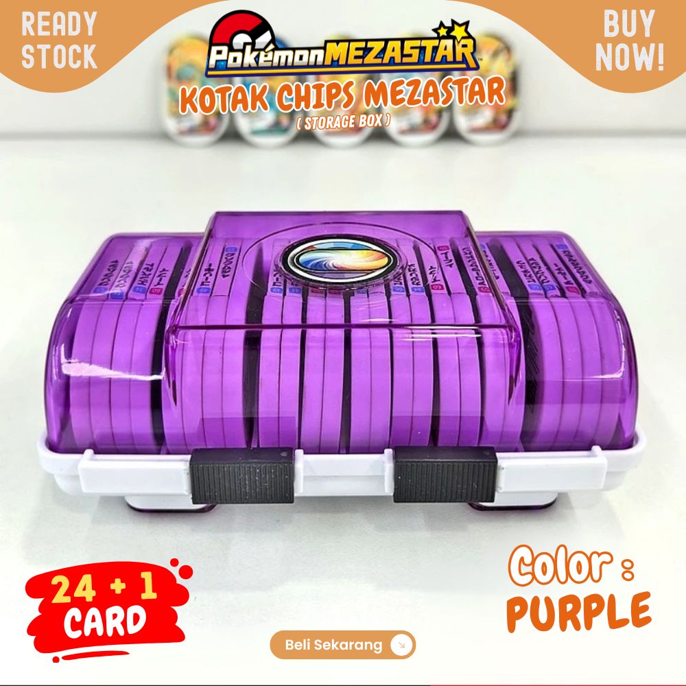 Kotak chip Pokémon Mezastar tempat chip pokemon 24pc - Image 6
