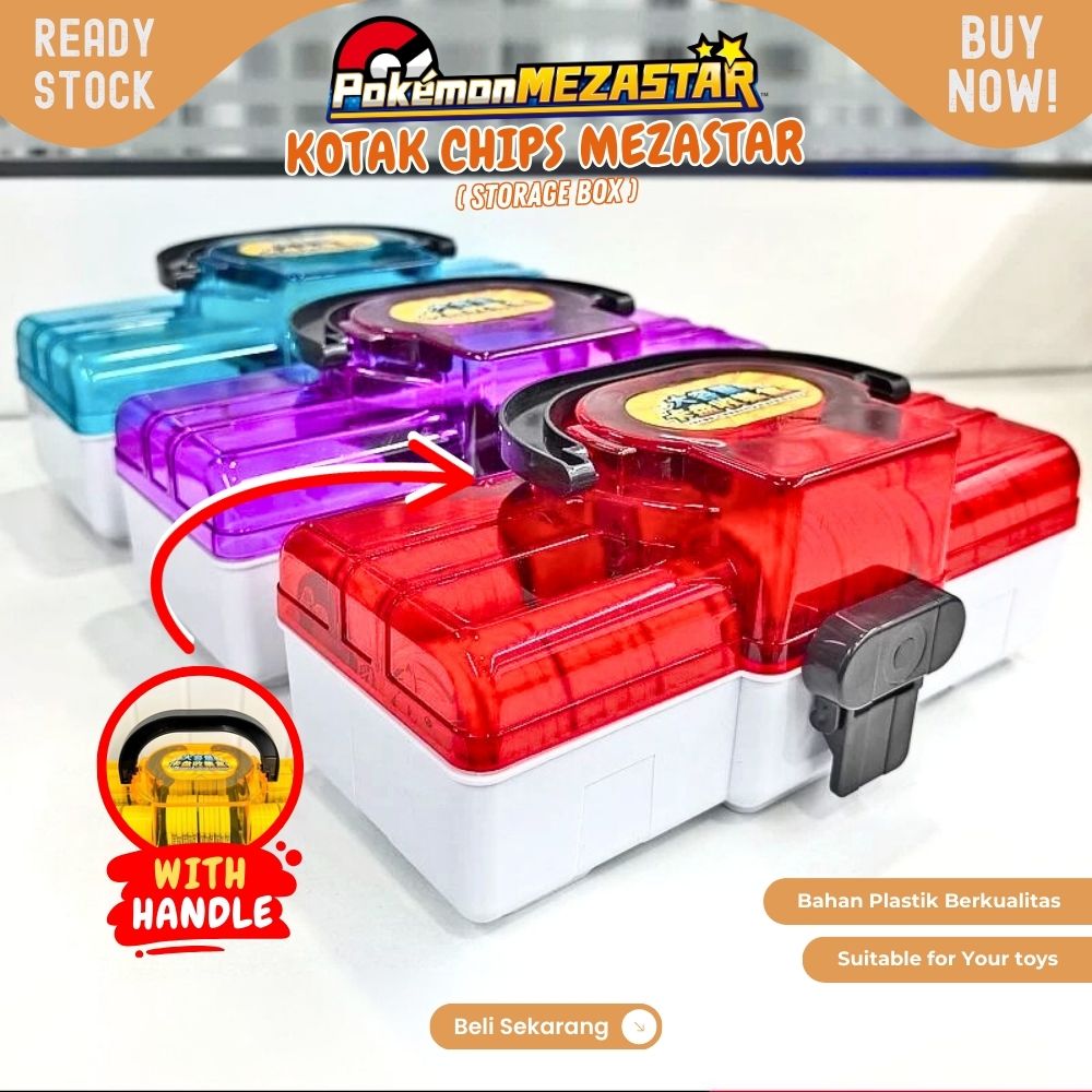 Kotak chip Pokémon Mezastar tempat chip pokemon 96pc - Image 4
