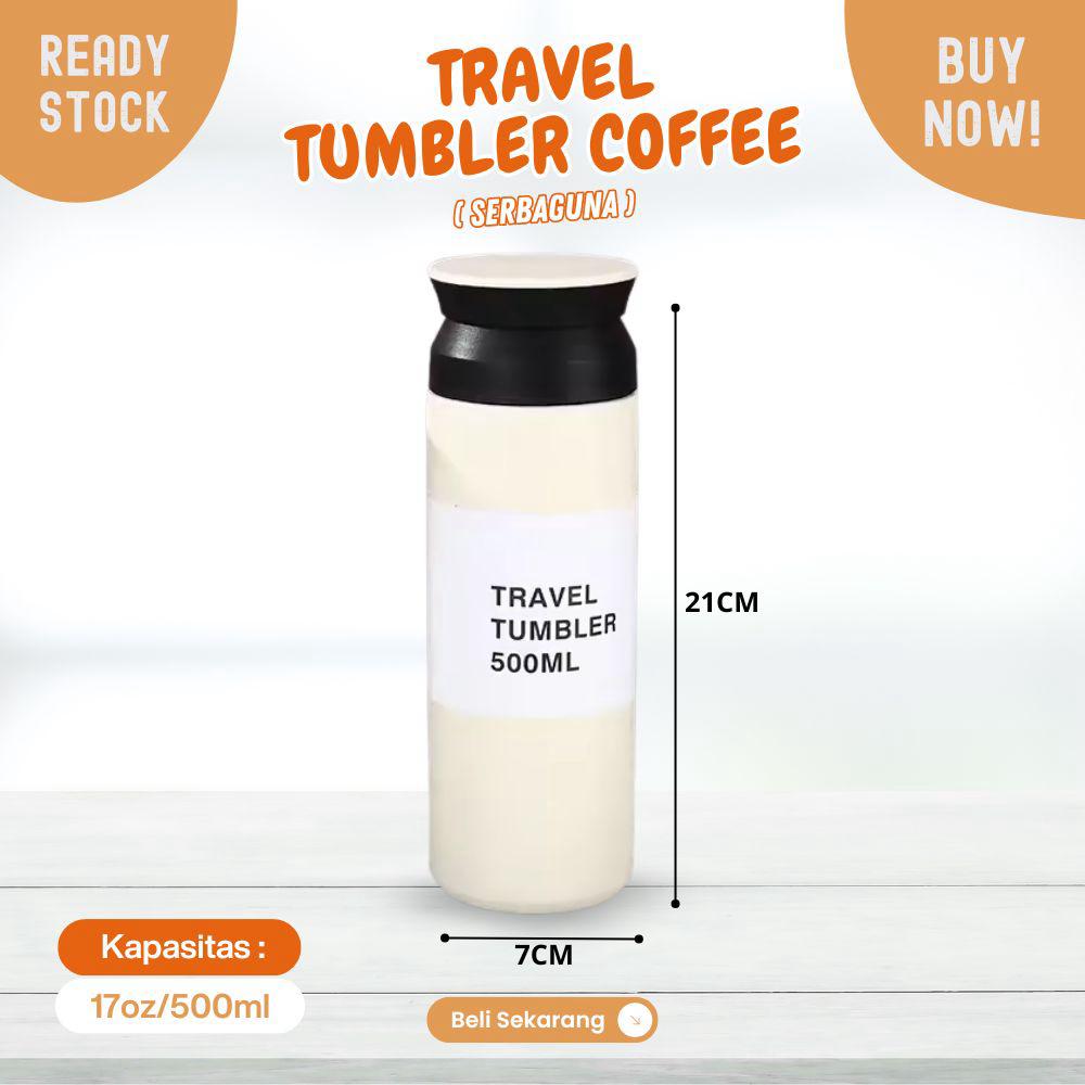 tumbler 17oz reguler 500ml tahan panas dan dingin Travel Bottle - Image 9