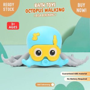 octopus berjalan dan bisa berenang cocok untuk hadiah mainan anak2 gurita