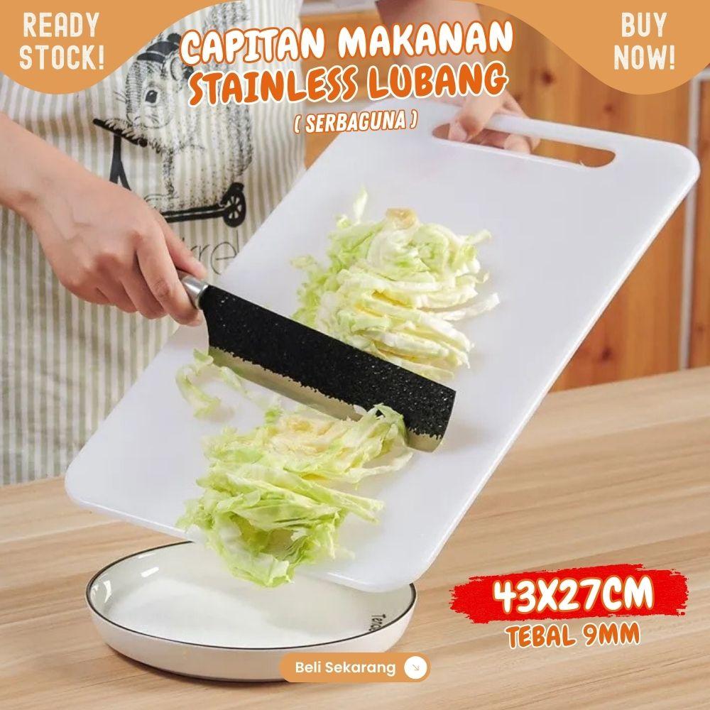 Talenan Plastik Tebal 9MM Ukuran 43CM x 27CM Cutting Board 100%PP JUMBO