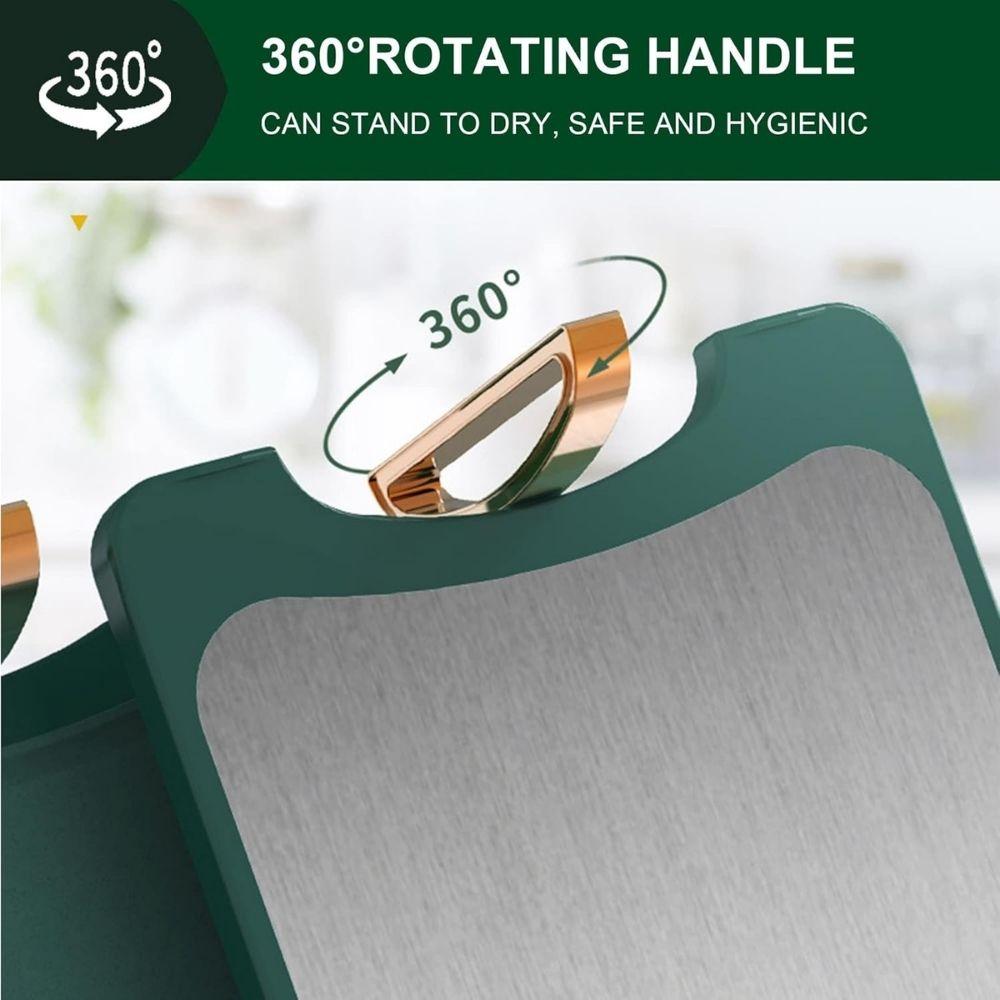 Talenan 2in1 stainless defrost Chopping Board higenis bisa berdiri ukuran besar - Image 4
