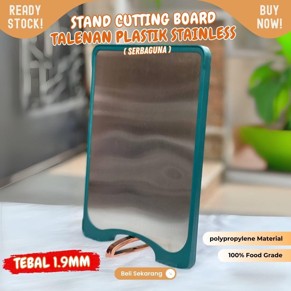 Talenan 2in1 stainless defrost Chopping Board higenis bisa berdiri ukuran besar - Image 5